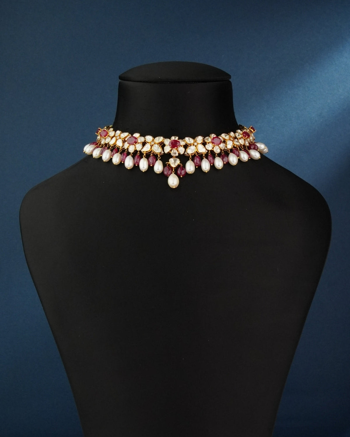 Azalea Polki  And Diamond Necklace