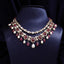 Afifa Polki And Diamond Necklace