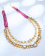 Avie Polki And Diamond Necklace