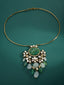 Upala Polki And Diamond Bead Pendant