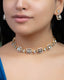 Ishita Choker And Divya Long Earrings Polki And Diamond Set
