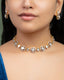 Preya Choker And Asha Long Earrings Polki And Diamond Set