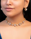 Priyanka Choker And Latika Tops Polki And Diamond Set