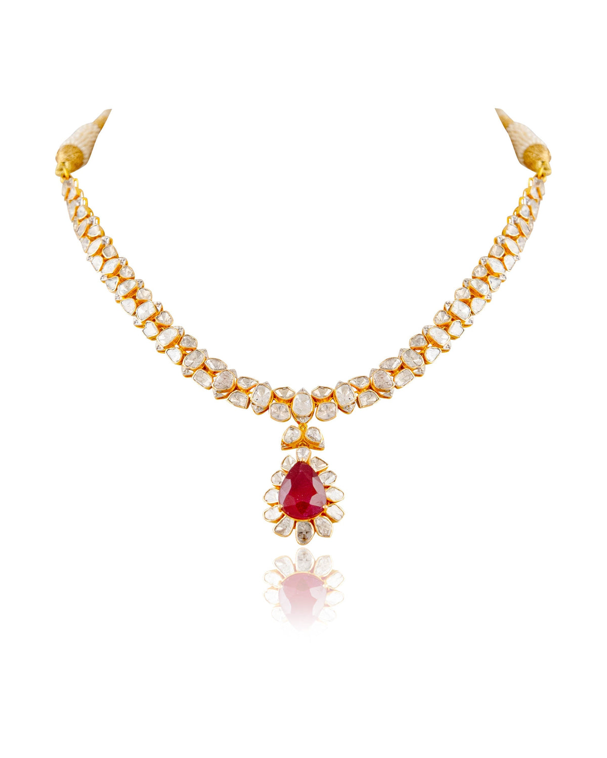 Delina Polki And Diamond Necklace Main image