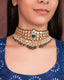Raima Choker And Rutva Tops Polki And Diamond Set