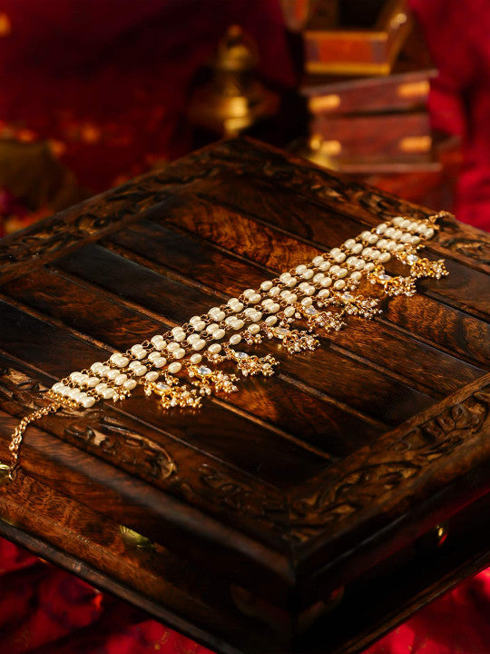 Brass Gold-Plated Choker Necklace
