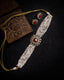 Nora Red moissanite Chokar Necklace Set