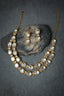 Silver Plated Crystal Maharani Set