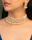 Jasmine Choker And Meerab Tops Polki Set