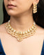 Akrti Necklace And Tabassum Tops Polki Set