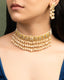 Sandya Choker And Juhii Tops Polki Set