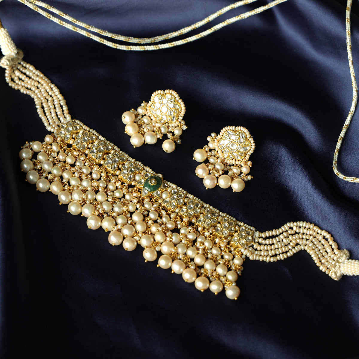 Anushka Choker And Tanisha Tops Polki Set Main image