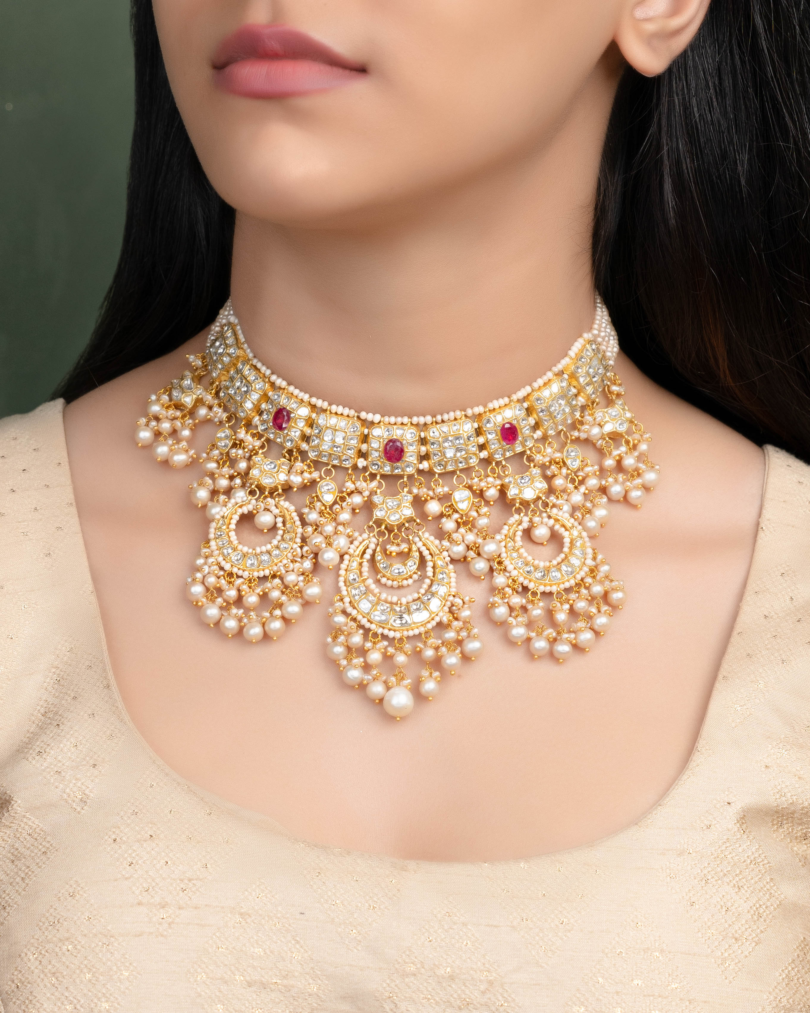 Kashuma Polki Necklace Main image