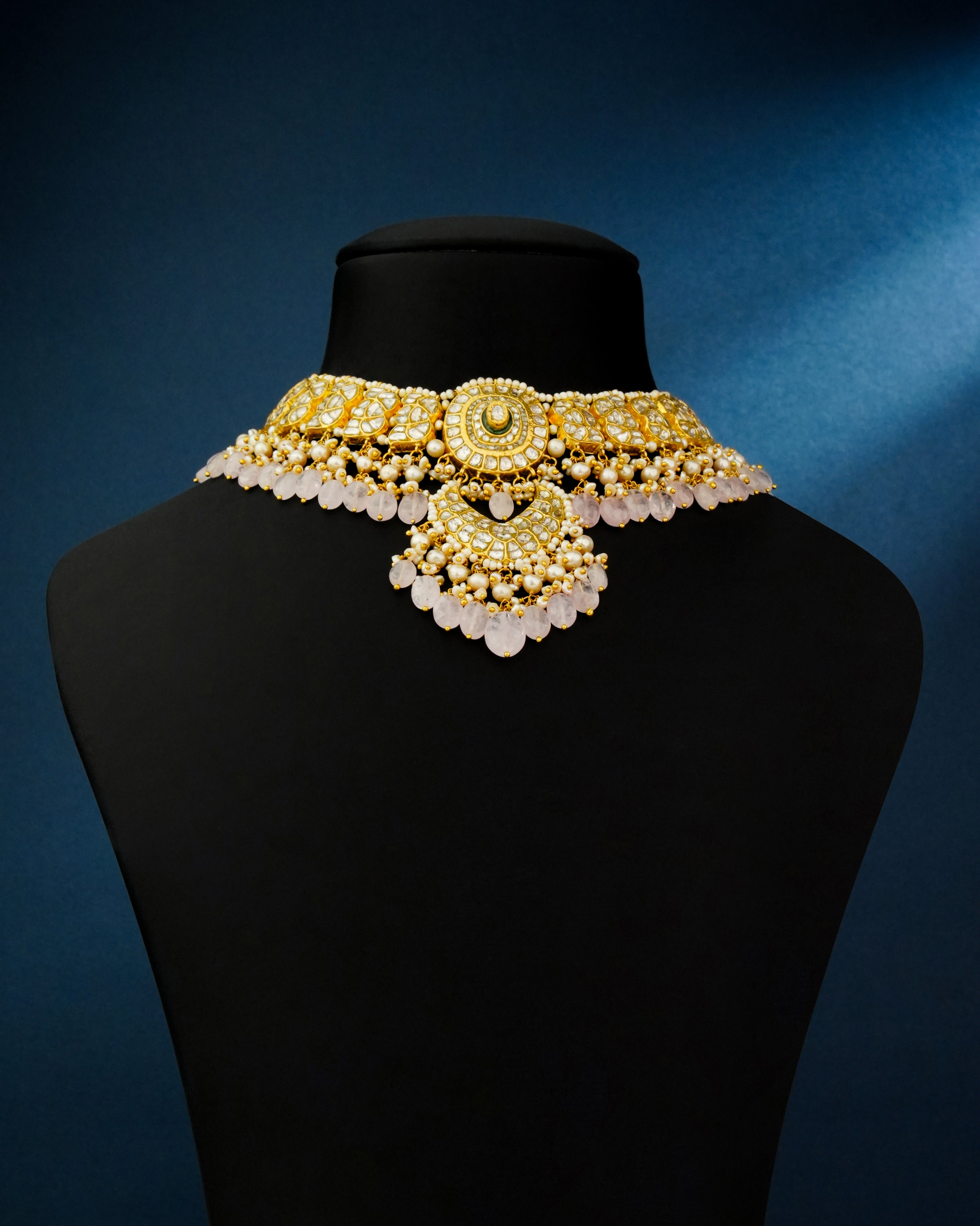 Madhiya Polki Necklace