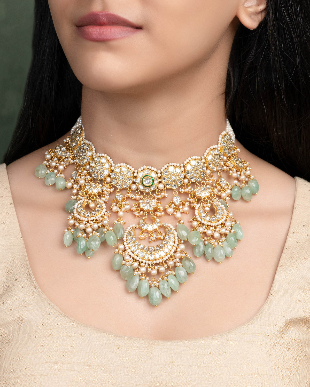 Vishaka Polki Necklace