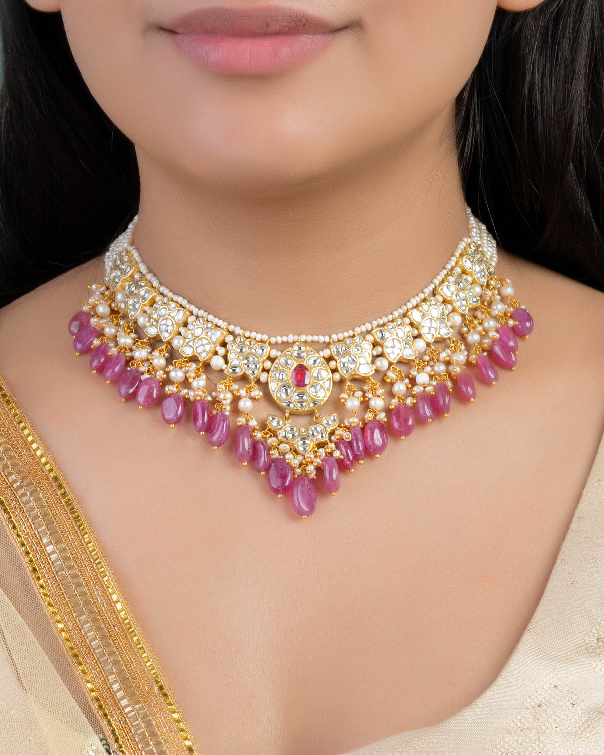 Zaya Polki Necklace