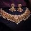 Shreya Necklace And Jignisha Long Earrings Polki Set
