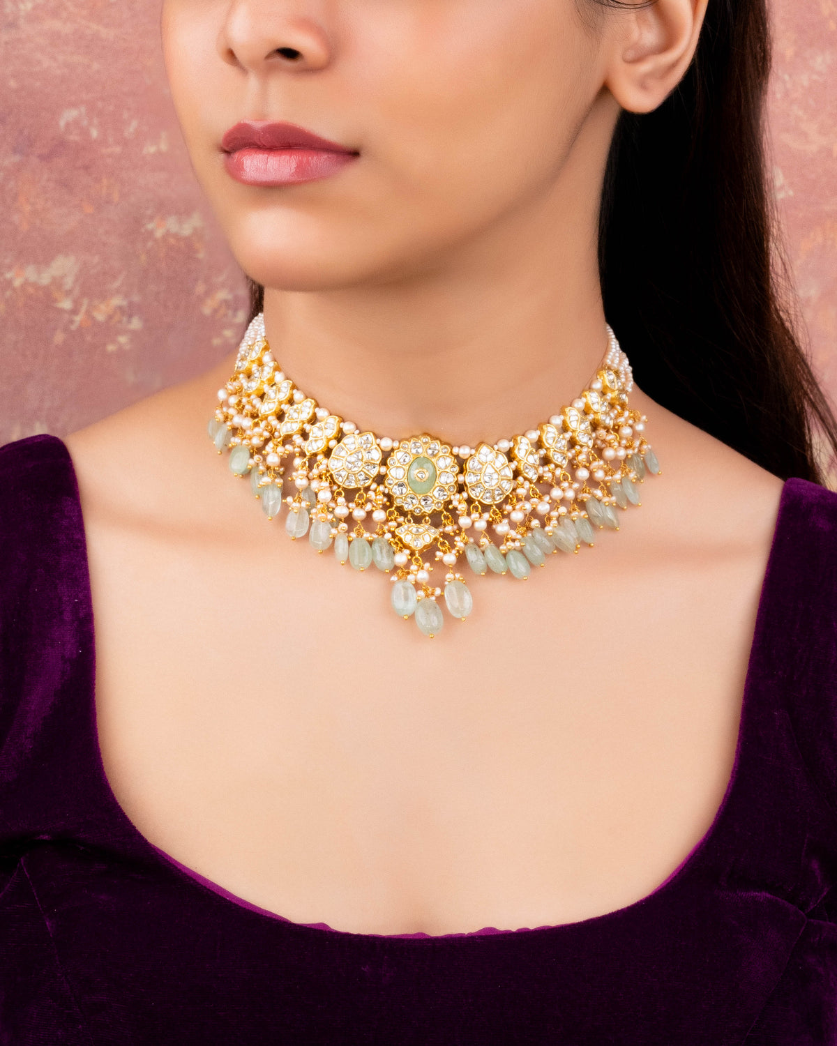 Vaidahi Polki Necklace