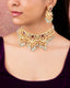 Prithi Choker And Rishima Chandbalis Polki Set