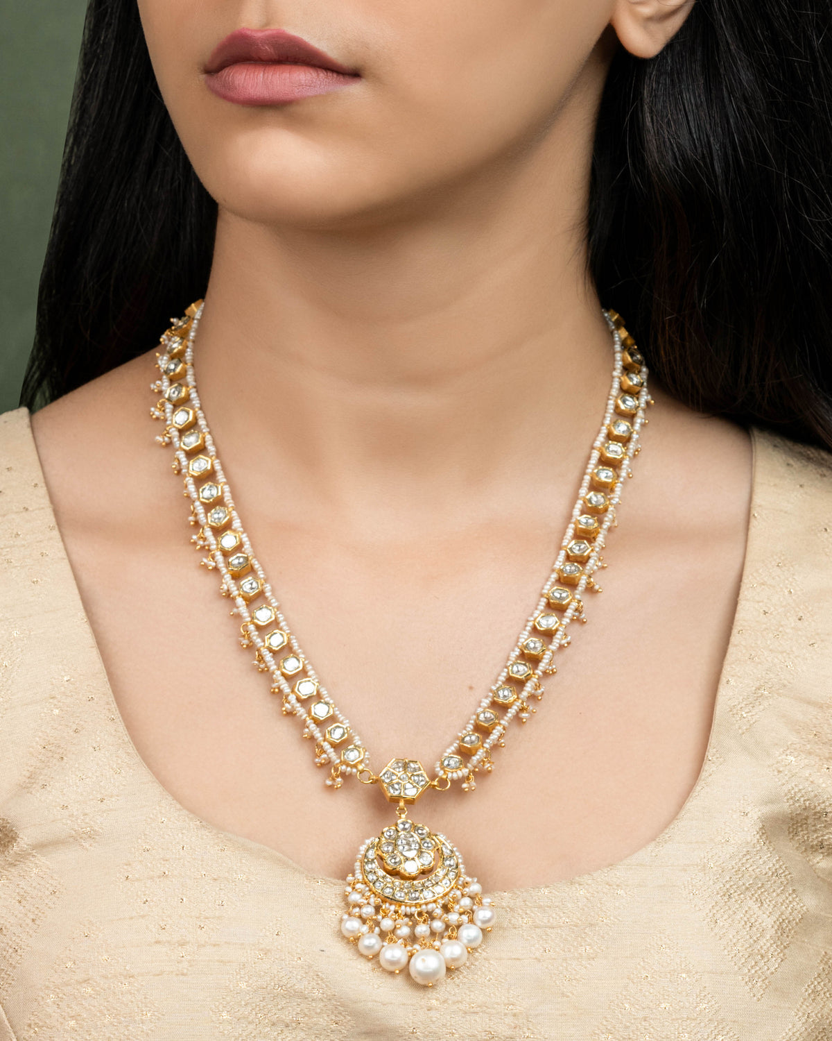 Kusha Polki Long Necklace Main image