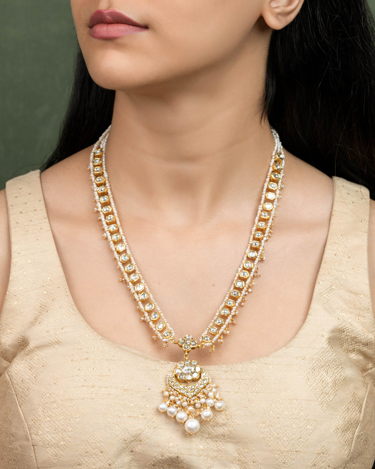 Hania Polki Long Necklace Main image