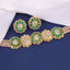 Yamini Choker And Kareena Tops Polki Set