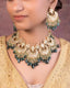 Asmita Necklace And Danvi Chandbalis Polki Set