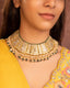 Diya Polki Necklace