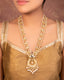 Weronika Long Necklace And Muskan Tops Polki Set