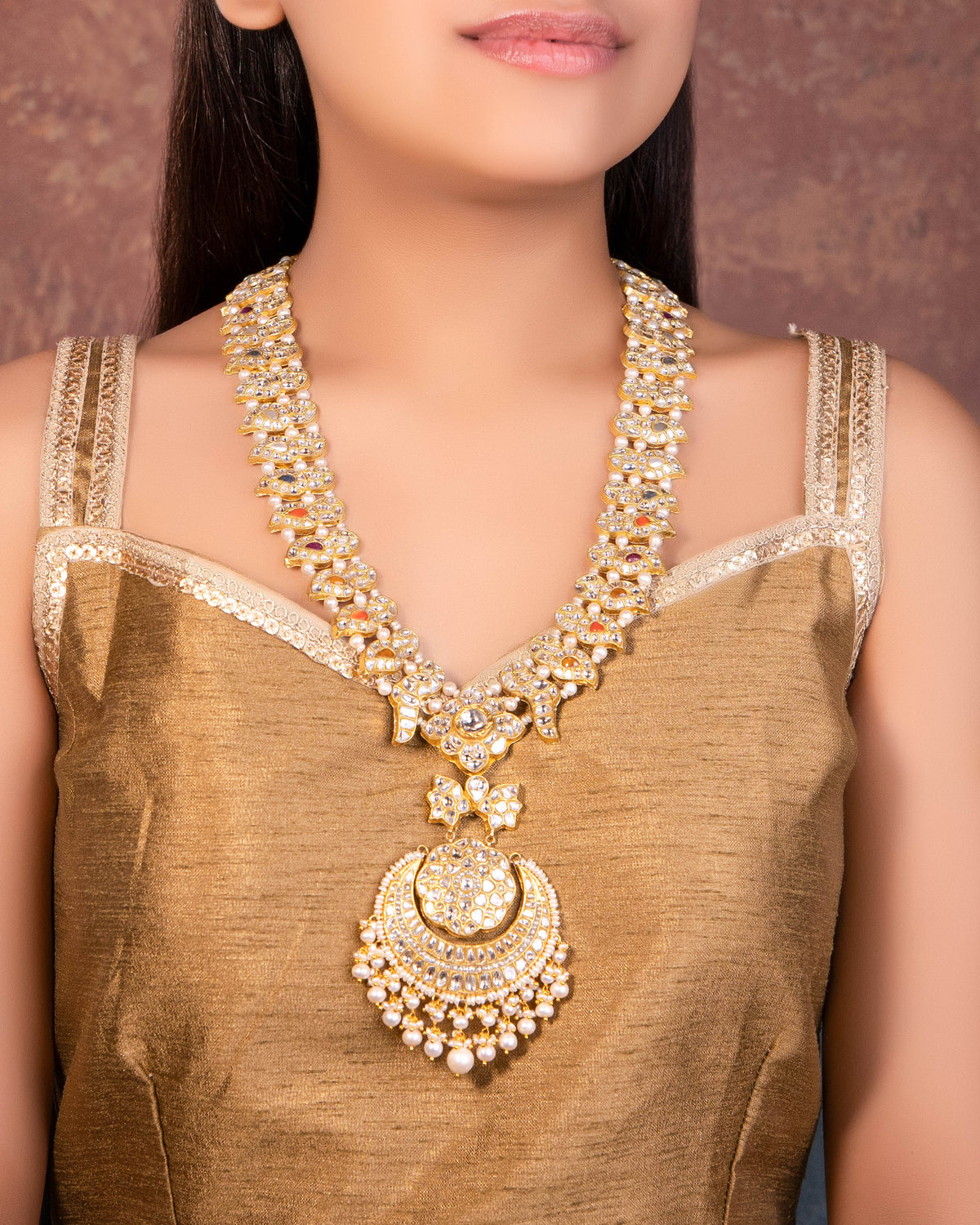 Erum Polki Long Necklace