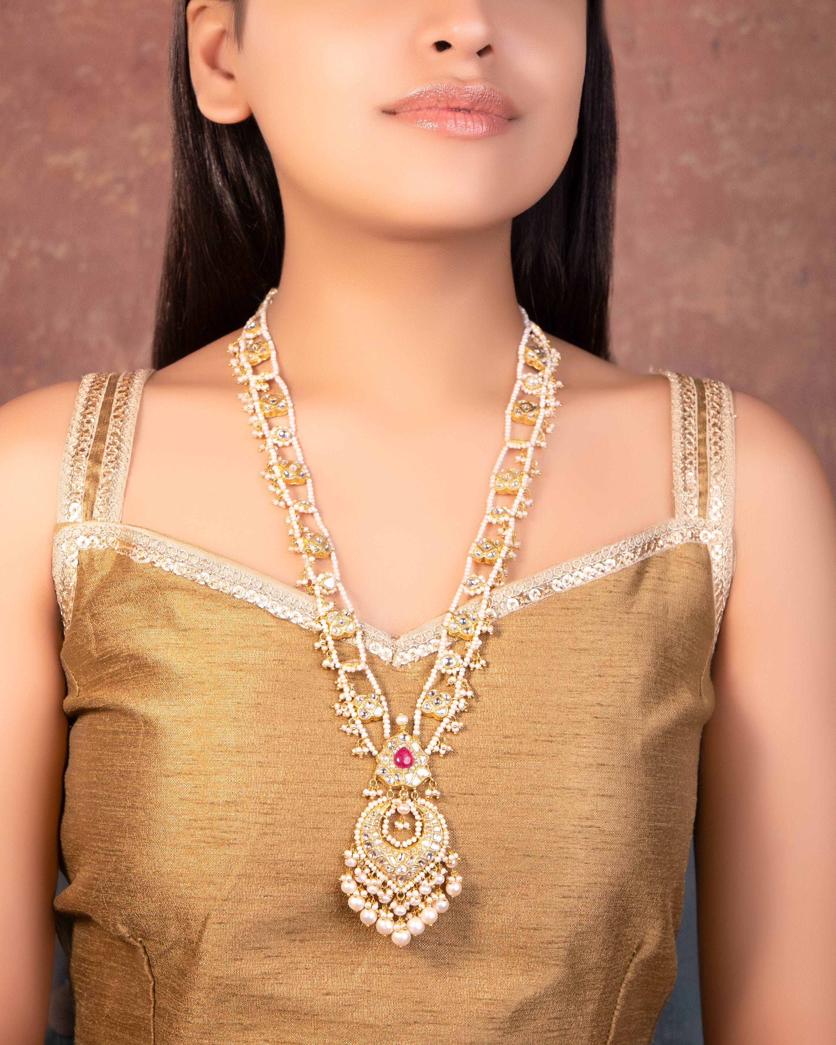 Janni Polki Long Necklace