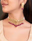 Reema Choker And Latika Tops Polki Set