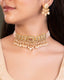 Avneet Choker And Shambhavi Tops Polki Set