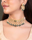 Richa Choker And Meetika Tops Polki Set