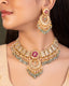 Jyoti Necklace And Amishi Chandbalis Polki Set