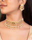 Diya Choker And Hasfa Tops Polki Set