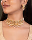 Brushra Choker And Arpita Tops Polki Set