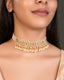 Tanisha Choker And Sonam Tops Polki Set