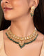 Krupali Necklace And Aarche Tops Polki Set