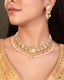 Saira Necklace And Michelle Tops Polki Set