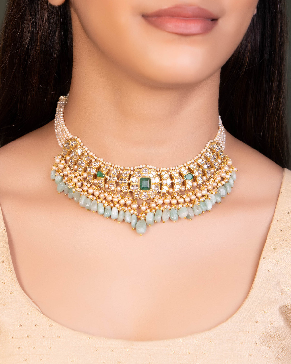 Mehak Polki Necklace