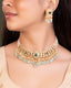 Mehak Necklace And Shruti Tops Polki Set