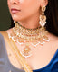 Anaita Necklace And Sakshi Chandbalis Polki Set