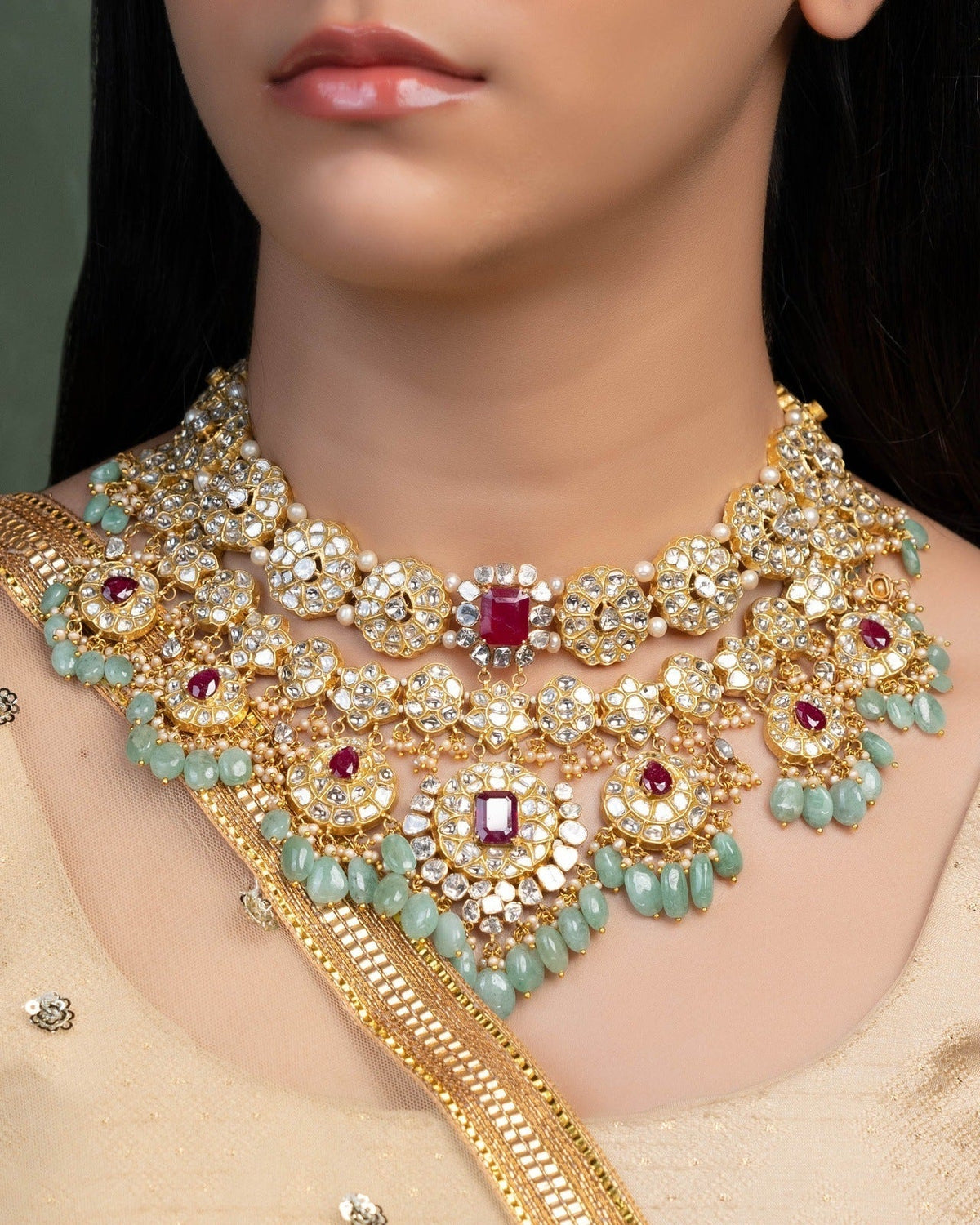 Aisha Polki Necklace