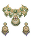 Arya Necklace And Anaiah Chandbalis Polki Set