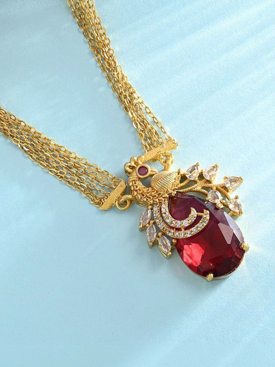 Brass Gold-Plated Necklace