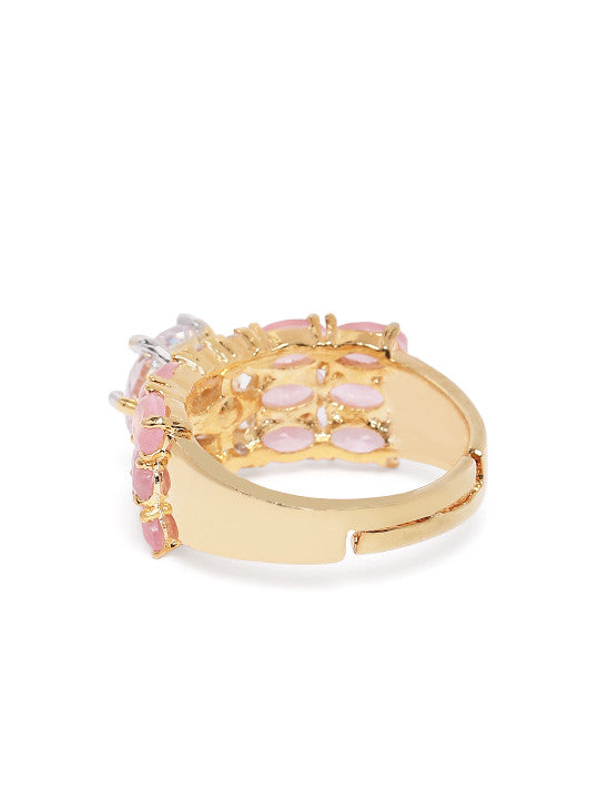 Gold-Plated Adjustable Finger Ring