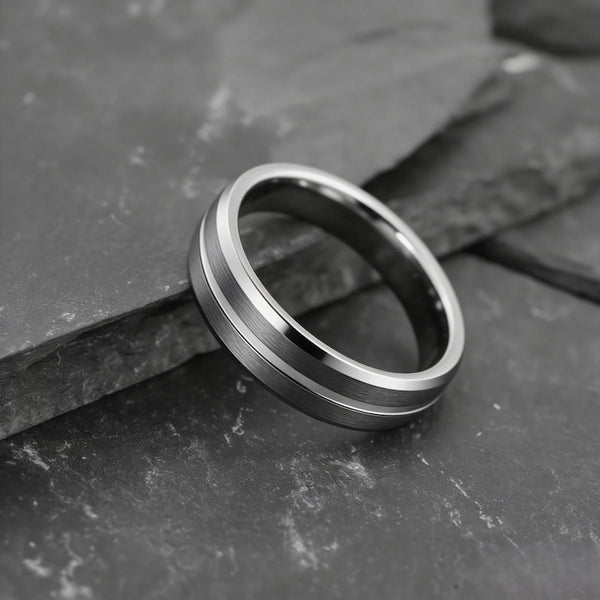 Personalized Inner Engraved Tungsten Ring