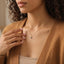 Custom Teardrop Birthstone Necklace