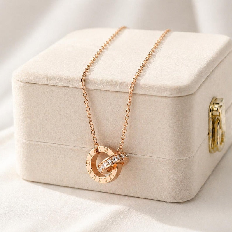 Roman Numeral Jewelry Set